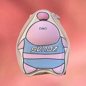 SVNDZ | Pastel Pink/Blue Top-Handle Cosmetic/Gym Bag | New